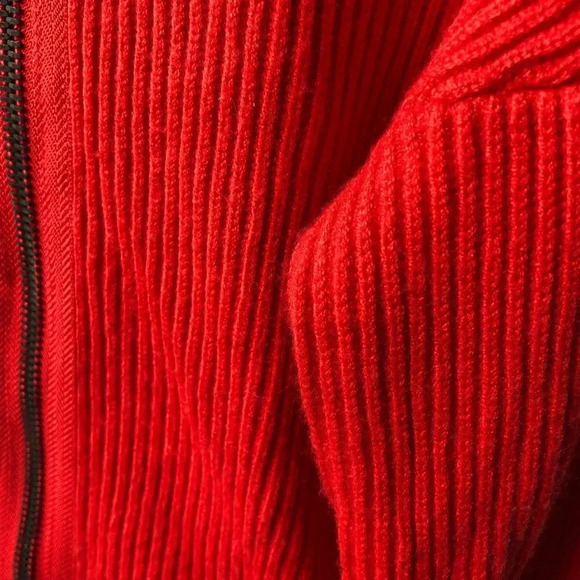 Tracy Reese Zip Off Cardigan in Maasai Red Size XS NWT - Picture 13 of 15